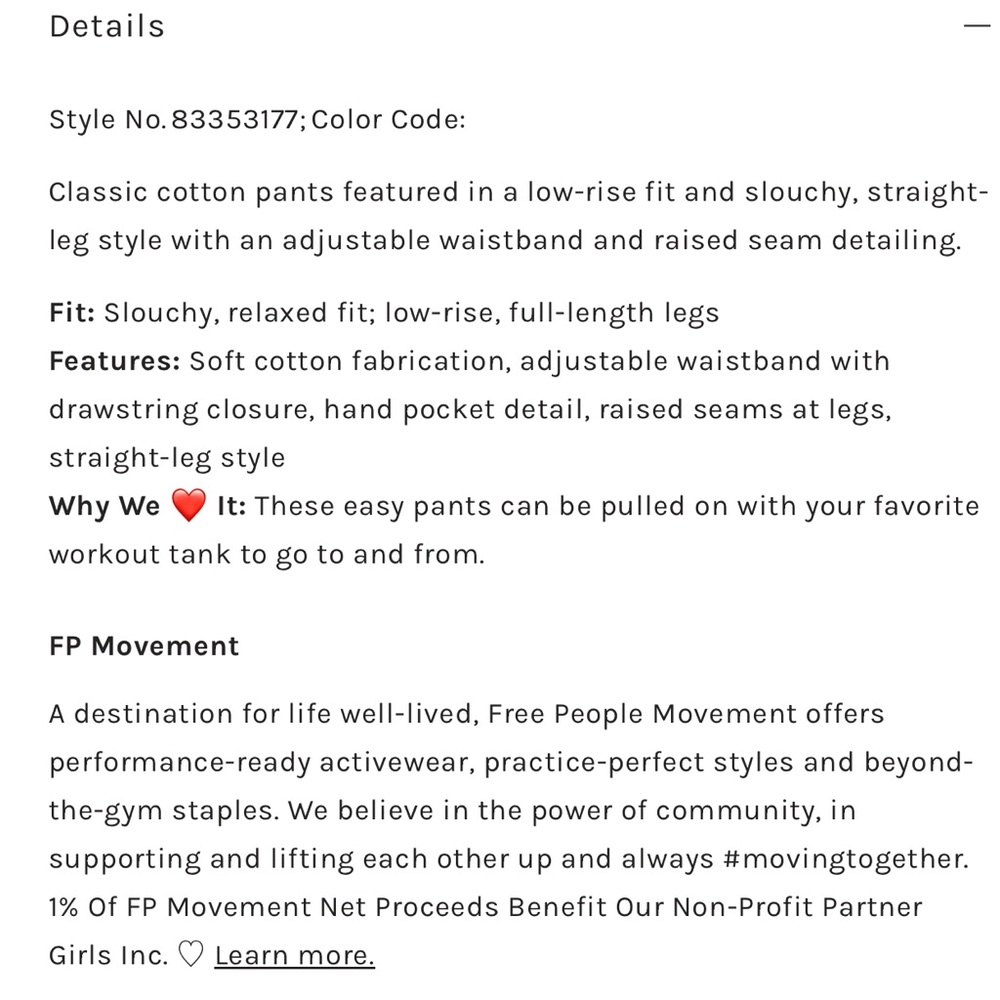 Free People Movement Beat Of straight leg pants - Picture 5 of 6